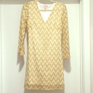 Lilly Pulitzer Long Sleeve Lace Dress